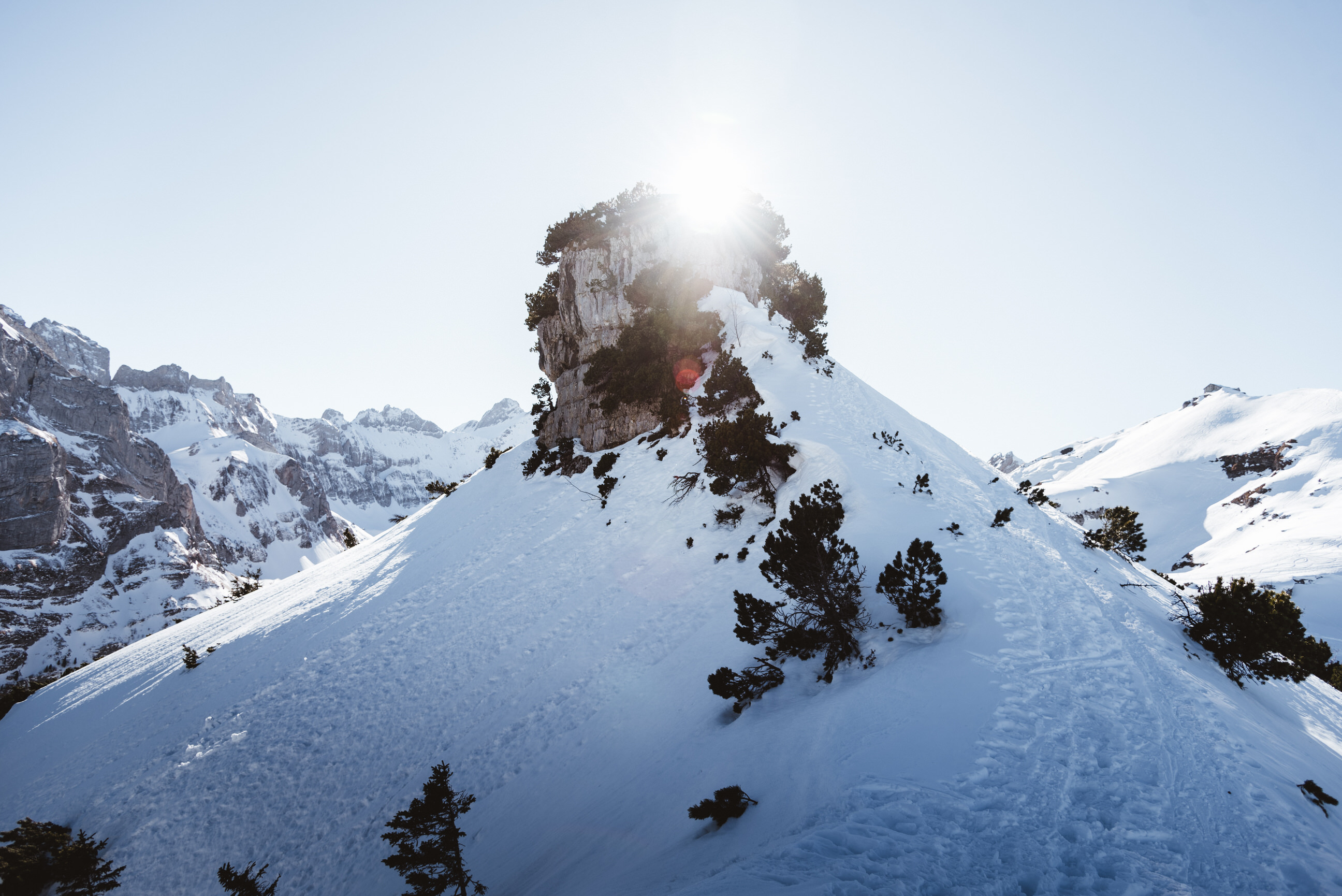 photo of winter hike